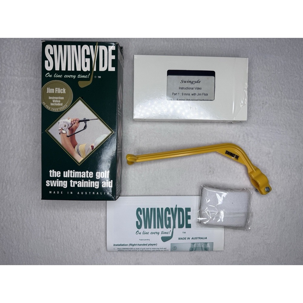 Swingyde Golf Swing Trainer Training Aid Instructional Device Vintage